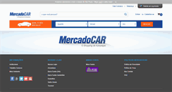 Desktop Screenshot of mercadocar.com.br