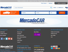 Tablet Screenshot of mercadocar.com.br